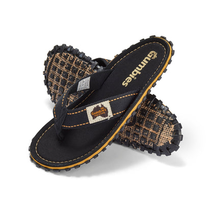 Gumbies Islander Flip-Flops - Men's - Classic Black - Angler's Pro Tackle & Outdoors