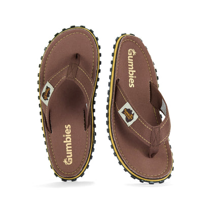 Gumbies Islander Flip-Flops - Men's - Classic Brown - Angler's Pro Tackle & Outdoors