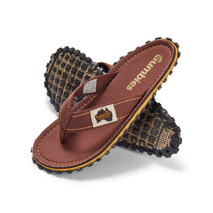 Gumbies Islander Flip-Flops - Men's - Classic Brown - Angler's Pro Tackle & Outdoors