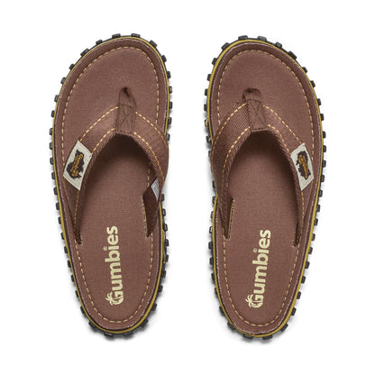 Gumbies Islander Flip-Flops - Men's - Classic Brown - Angler's Pro Tackle & Outdoors