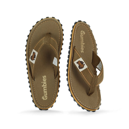 Gumbies Islander Flip-Flops - Men's - Classic Khaki - Angler's Pro Tackle & Outdoors