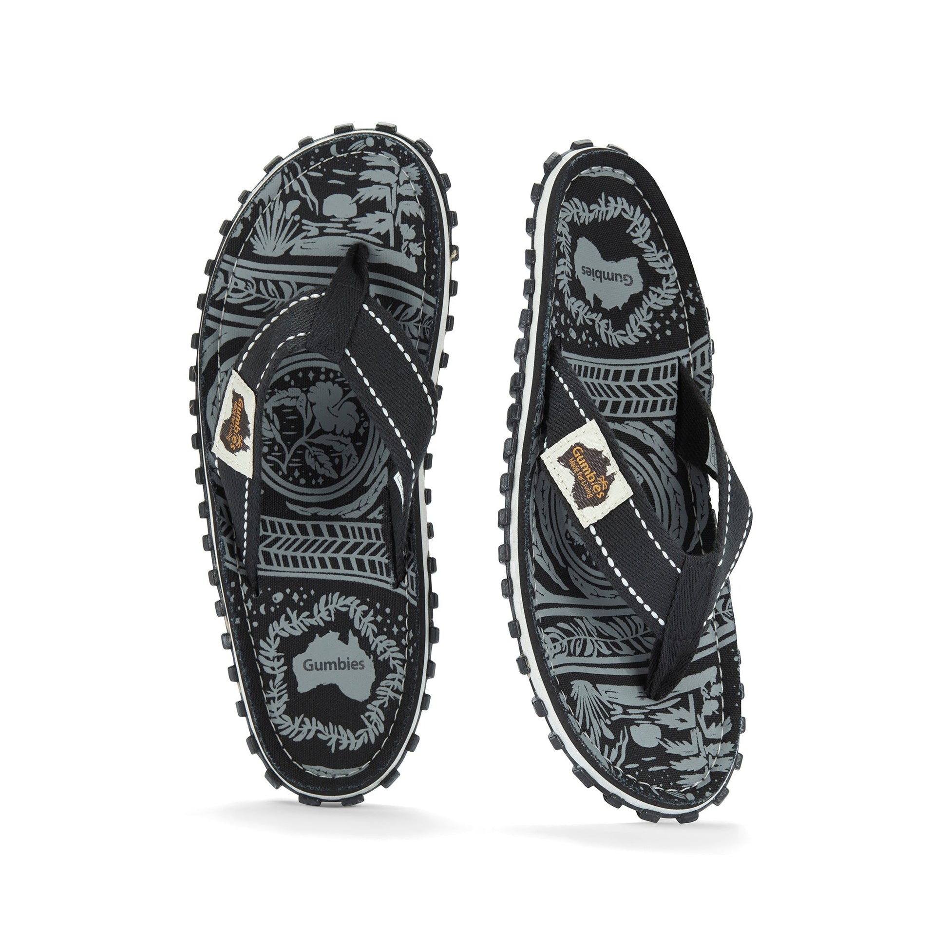 Gumbies Islander Flip-Flops - Men's - Midnight Black - Angler's Pro Tackle & Outdoors