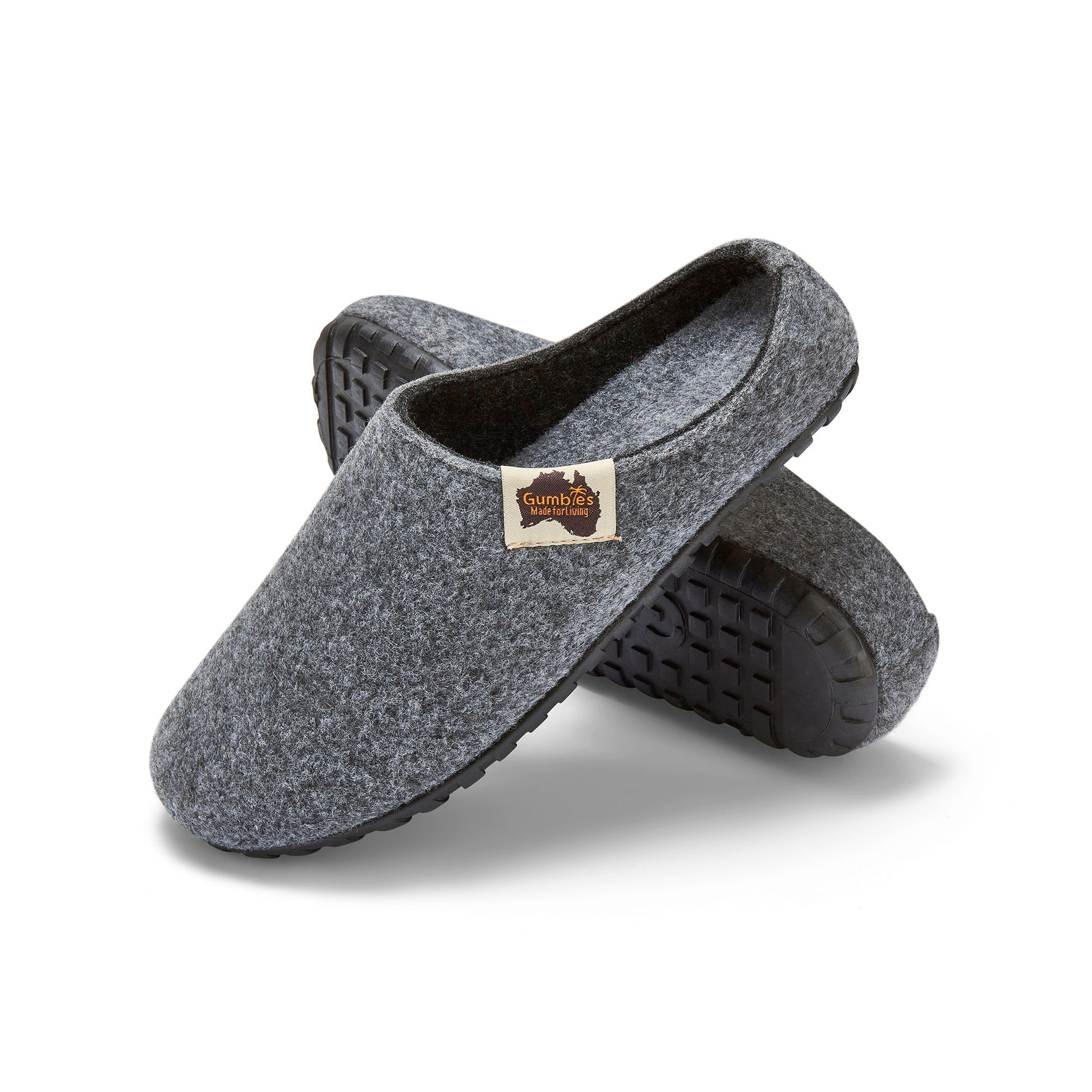 Gumbies Outback Slippers - Men's - Grey & Charcoal - Angler's Pro Tackle & Outdoors