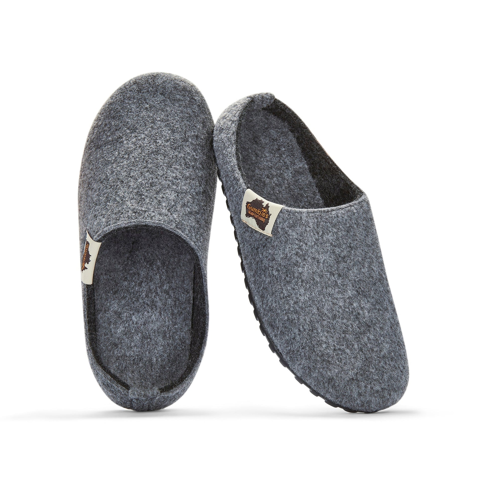 Gumbies Outback Slippers - Men's - Grey & Charcoal - Angler's Pro Tackle & Outdoors