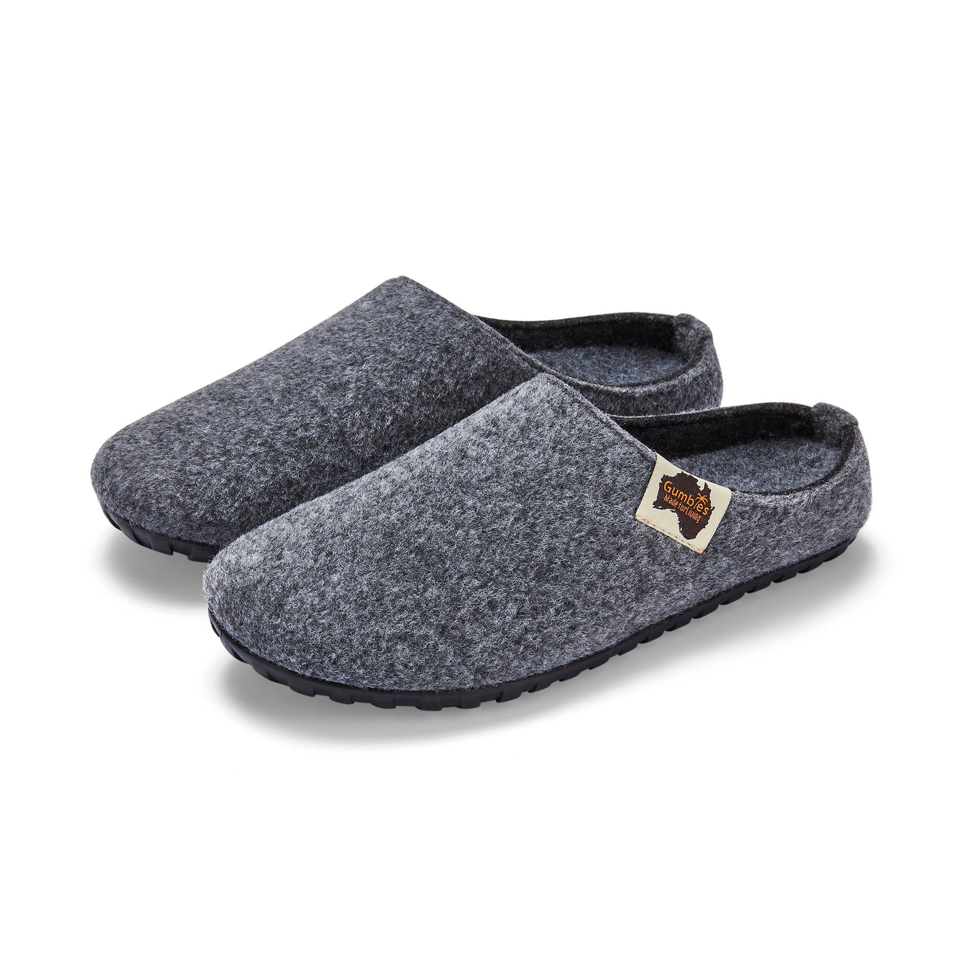 Gumbies Outback Slippers - Men's - Grey & Charcoal - Angler's Pro Tackle & Outdoors