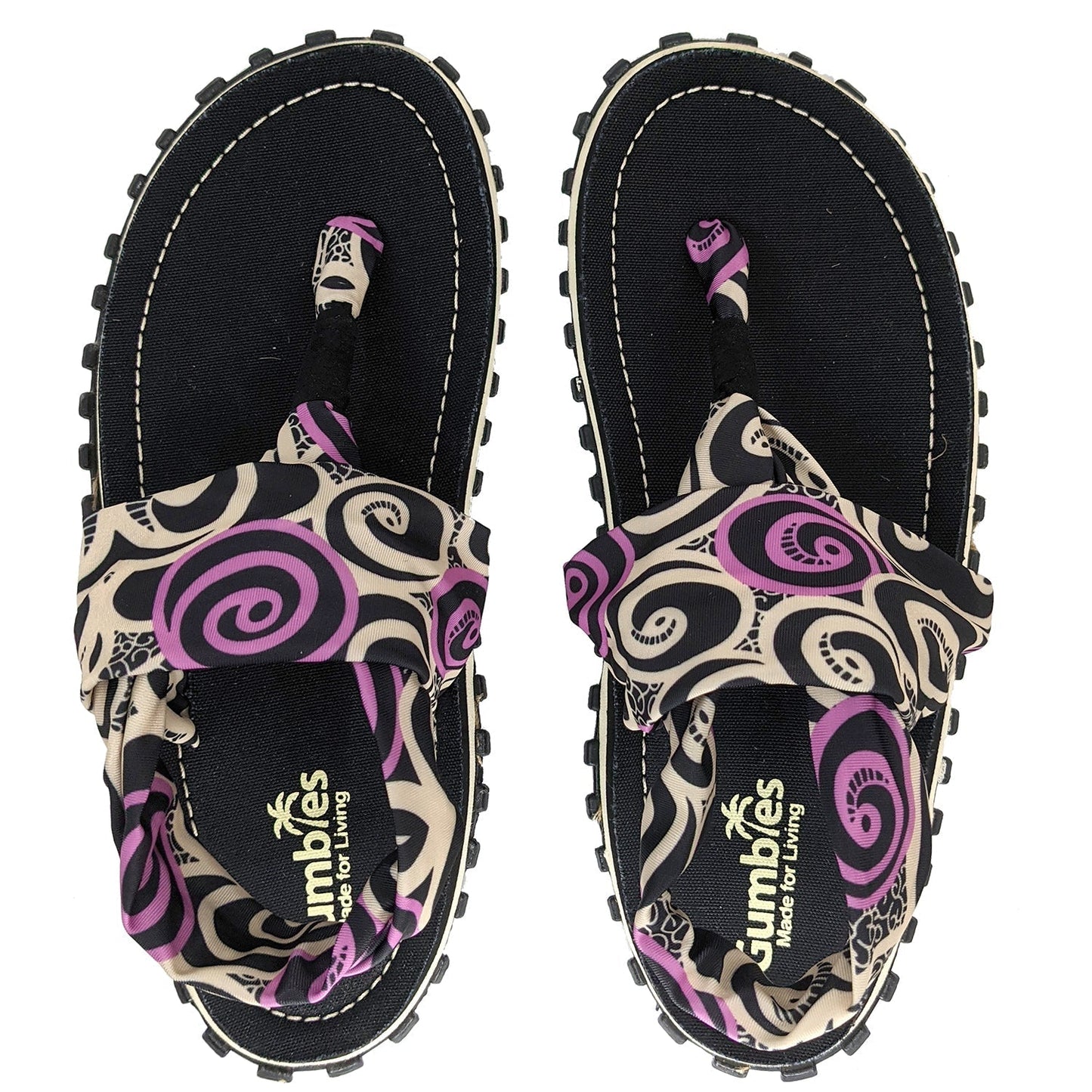 Gumbies Slingbacks - Women's - Black Swirls - Angler's Pro Tackle & Outdoors