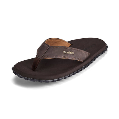 Gumbies Vegovert Flip-Flops - Men's - Brown - Angler's Pro Tackle & Outdoors