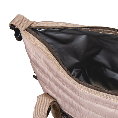 Picnic Time  Midday Quilted Washable Insulated Lunch Bag