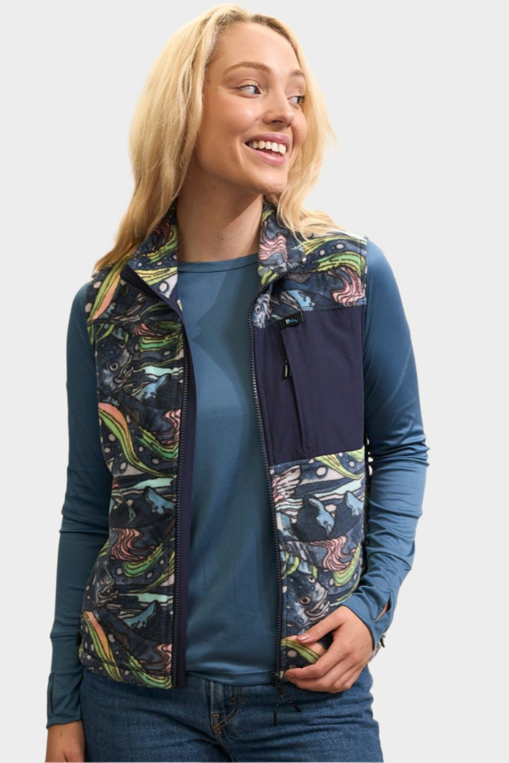 FisheWear HaliBorealis Fleece Vest