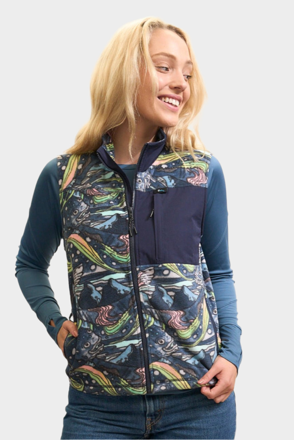 FisheWear HaliBorealis Fleece Vest