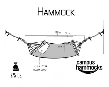 Campus Hammocks University of Georgia Bulldogs Logo Hammock