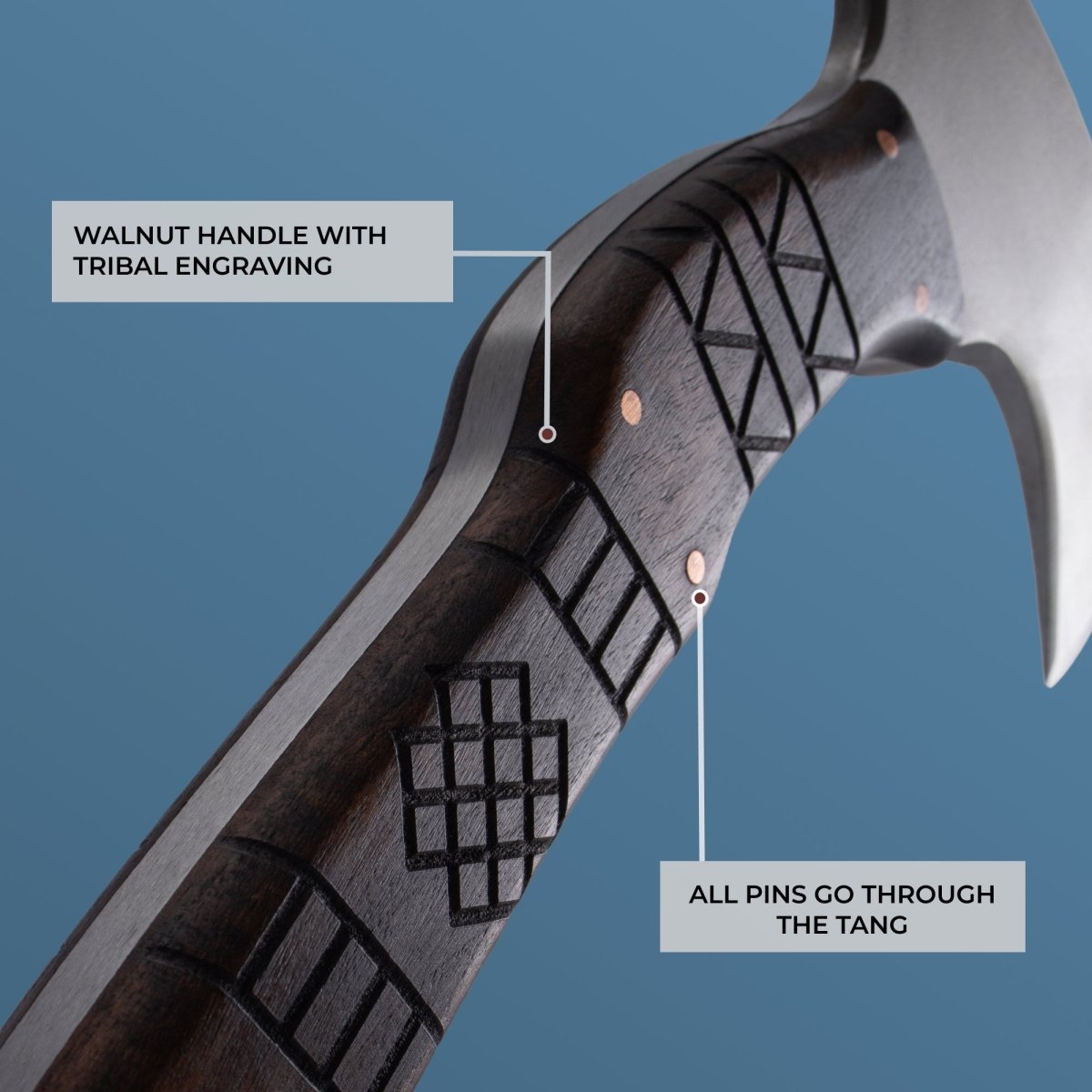 AncientSmithy Hand forged tomahawk "Nanook"