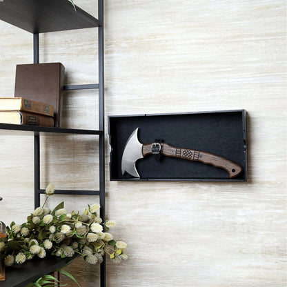 AncientSmithy Handcrafted tomahawk "Takoda" with tribal engraving