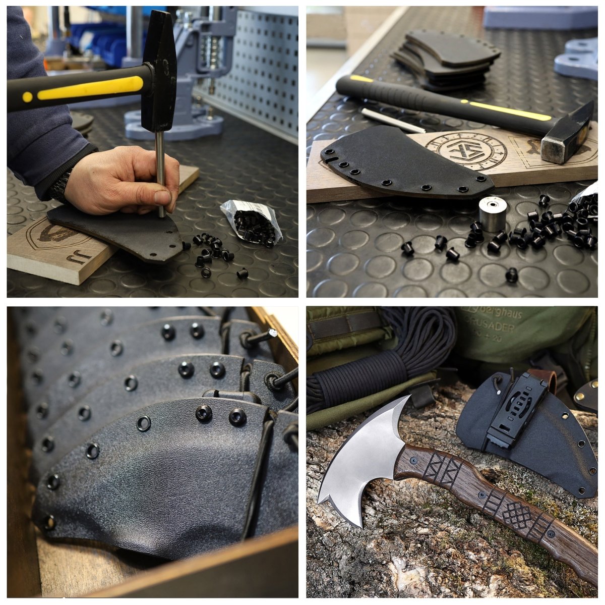 AncientSmithy Handcrafted tomahawk "Takoda" with tribal engraving