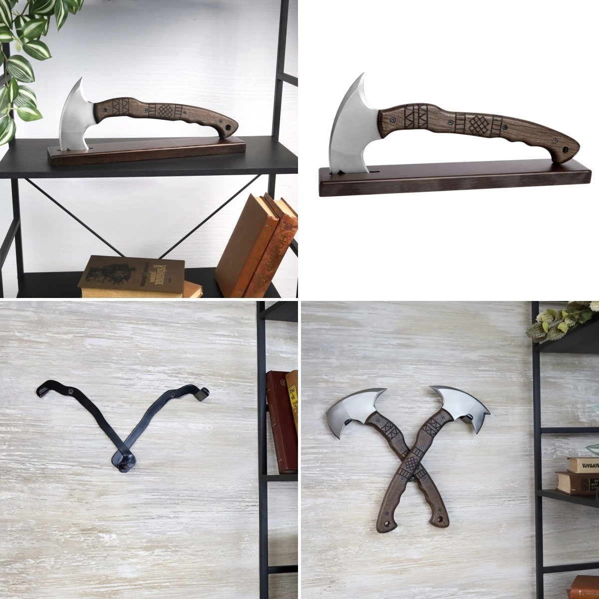 AncientSmithy Handcrafted tomahawk "Takoda" with tribal engraving