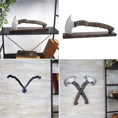 AncientSmithy Handcrafted tomahawk "Takoda" with tribal engraving