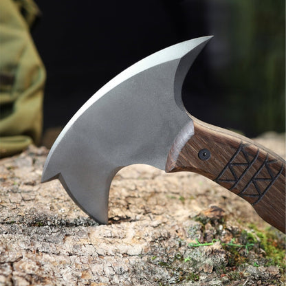 AncientSmithy Handcrafted tomahawk "Takoda" with tribal engraving