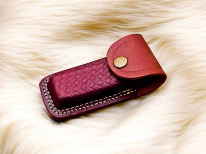 Handmade Stainless Steel Pocket Knife with Exotic Wood - Angler's Pro Tackle & Outdoors