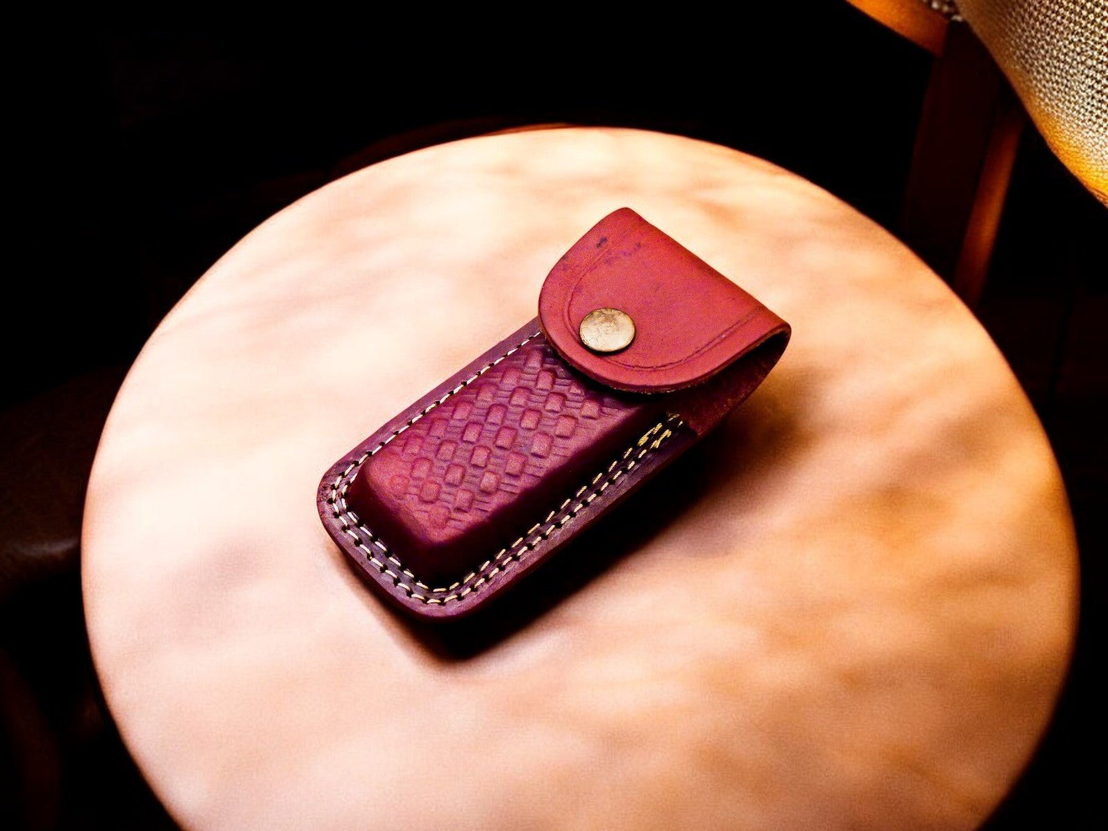 Handmade Stainless Steel Pocket Knife with Rosewood Handle - Angler's Pro Tackle & Outdoors