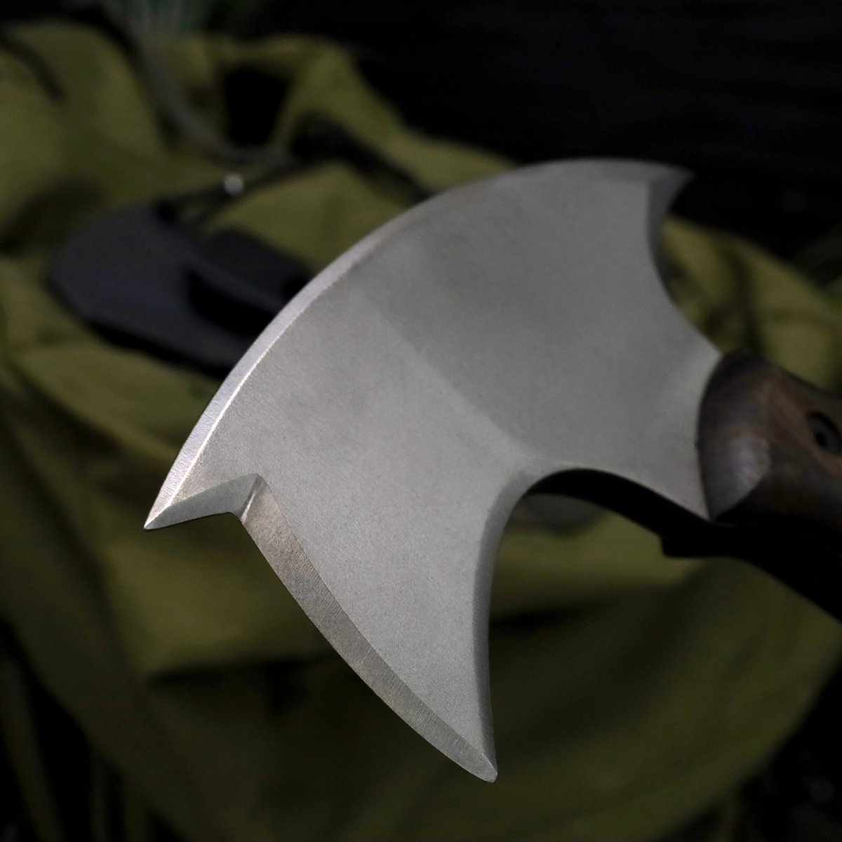 AncientSmithy Handmade tomahawk "Dakuri" with tribal engraving