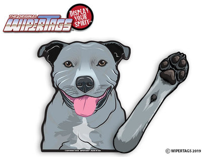 Harley the Staffy Dog Waving WiperTags - Angler's Pro Tackle & Outdoors