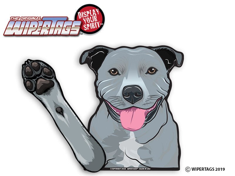 Harley the Staffy Dog Waving WiperTags - Angler's Pro Tackle & Outdoors