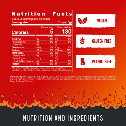 Harmacy Hot Sauce Co. Brimstone Rimshot - Extra Hot Tahini & Roasted Red Pepper Sauce (9oz) - Angler's Pro Tackle & Outdoors