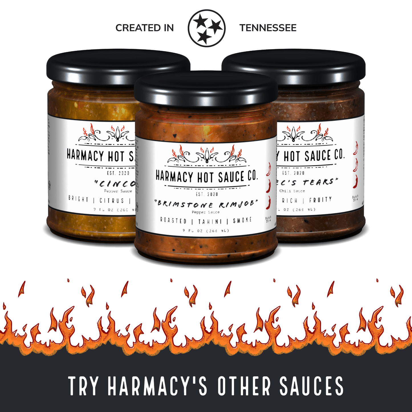 Harmacy Hot Sauce Co. Buffalo Soldier - Grilled Pineapple Jerk Sauce (9oz) - Angler's Pro Tackle & Outdoors