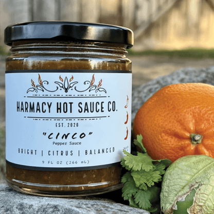 Harmacy Hot Sauce Co. Cinco - Tomatillo & Clementine Pepper Sauce (9oz) - Angler's Pro Tackle & Outdoors