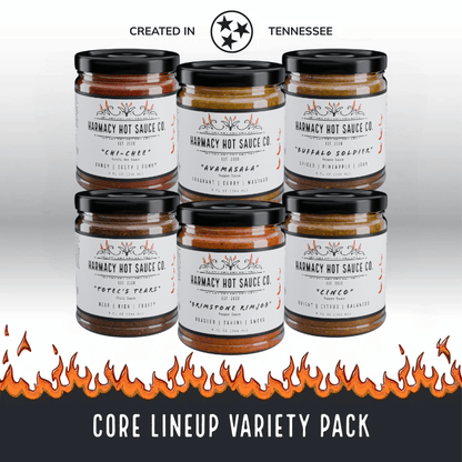 Harmacy Hot Sauce Co. Core Lineup Variety Pack - Angler's Pro Tackle & Outdoors