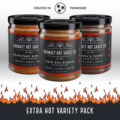 Harmacy Hot Sauce Co. Extra Hot Variety Pack 1 - Best Sellers - Angler's Pro Tackle & Outdoors