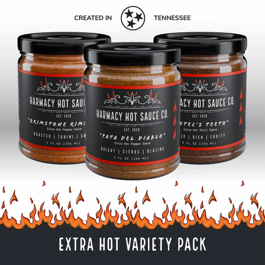 Harmacy Hot Sauce Co. Extra Hot Variety Pack 1 - Best Sellers - Angler's Pro Tackle & Outdoors