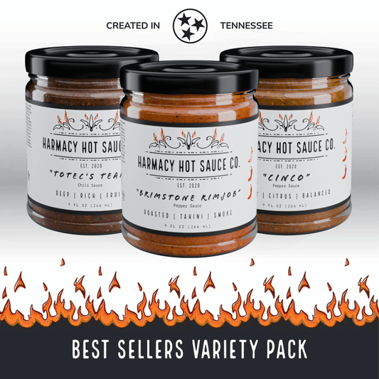 Harmacy Hot Sauce Co. Variety Pack 1 - Best Sellers - Angler's Pro Tackle & Outdoors