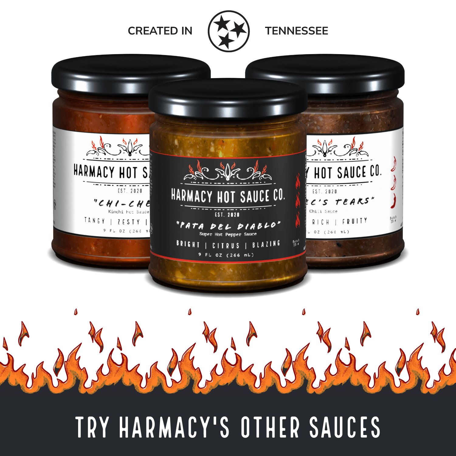Harmacy Hot Sauce Co. Variety Pack 1 - Best Sellers - Angler's Pro Tackle & Outdoors