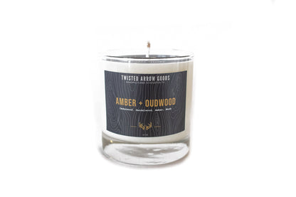 Twisted Arrow Goods Amber & Oudwood Soy Candle