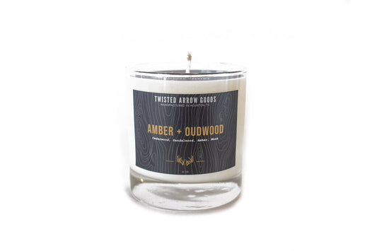 Twisted Arrow Goods Amber & Oudwood Soy Candle