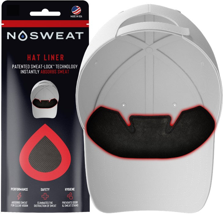 NoSweat Hat Liners - Patented SweatLock™ For All Hat Types