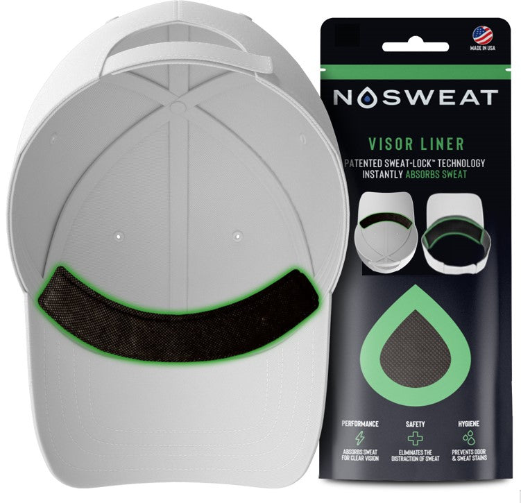 NoSweat Visor and Cap Sweat Liners