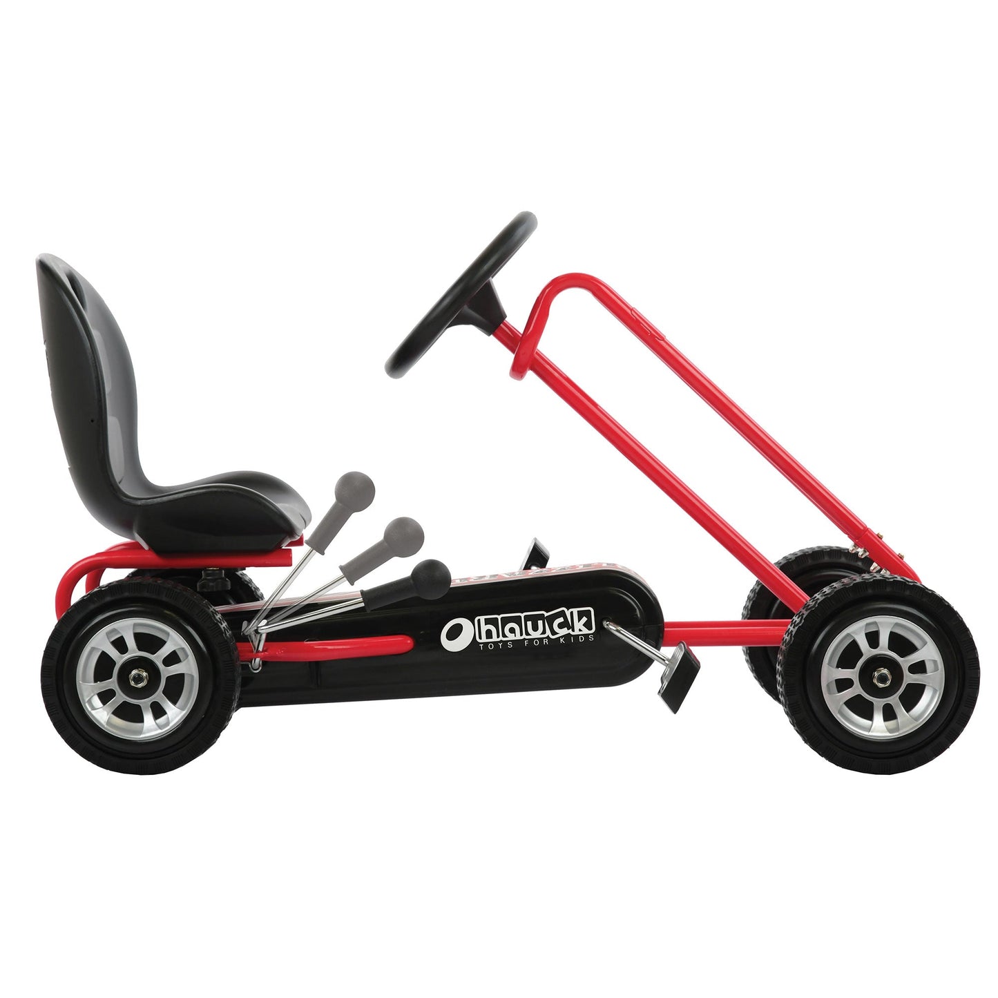 Hauck Lightning Ergonomic Pedal Ride On Go Kart Toy for Boys and Girls, Red - Angler's Pro Tackle & Outdoors