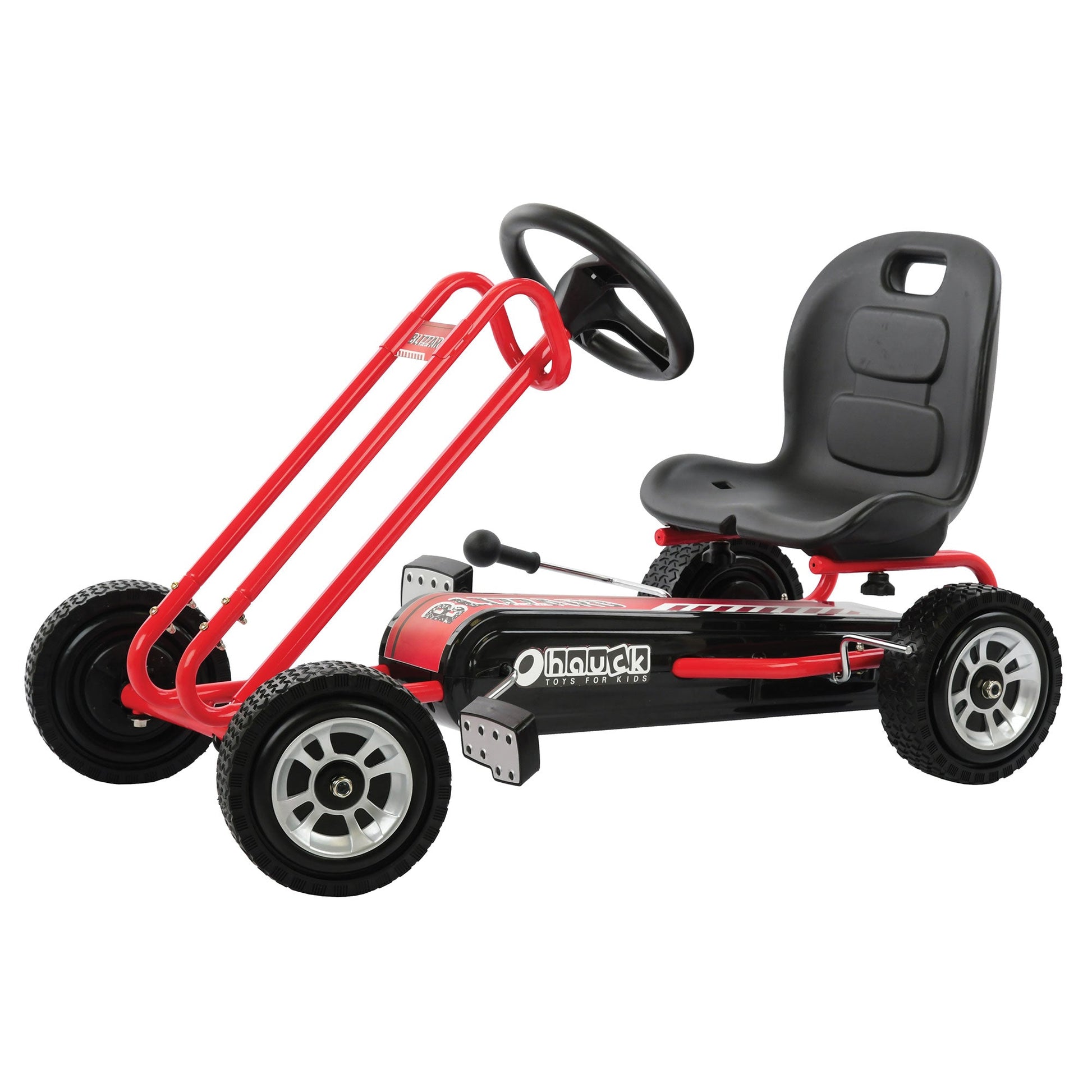 Hauck Lightning Ergonomic Pedal Ride On Go Kart Toy for Boys and Girls, Red - Angler's Pro Tackle & Outdoors