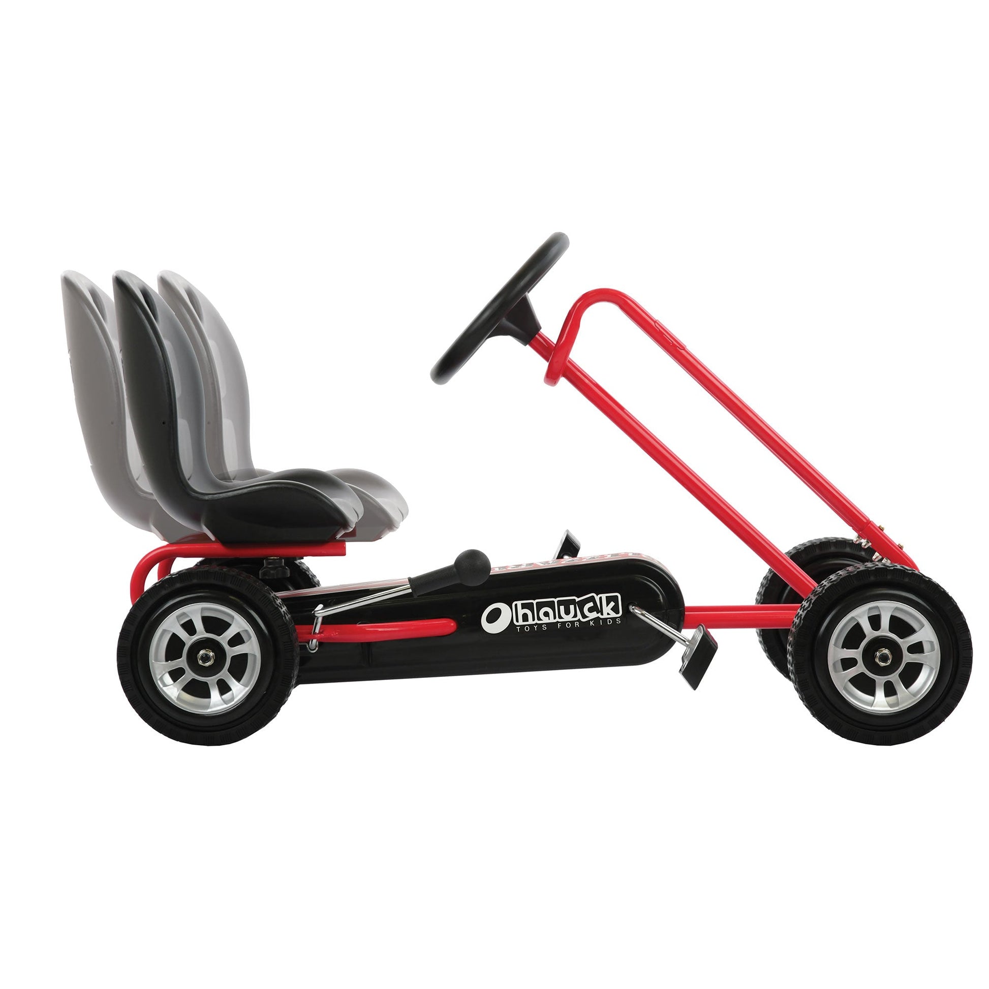 Hauck Lightning Ergonomic Pedal Ride On Go Kart Toy for Boys and Girls, Red - Angler's Pro Tackle & Outdoors