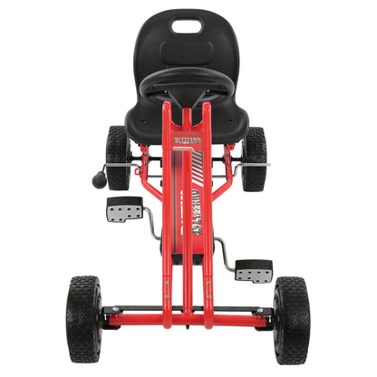 Hauck Lightning Ergonomic Pedal Ride On Go Kart Toy for Boys and Girls, Red - Angler's Pro Tackle & Outdoors