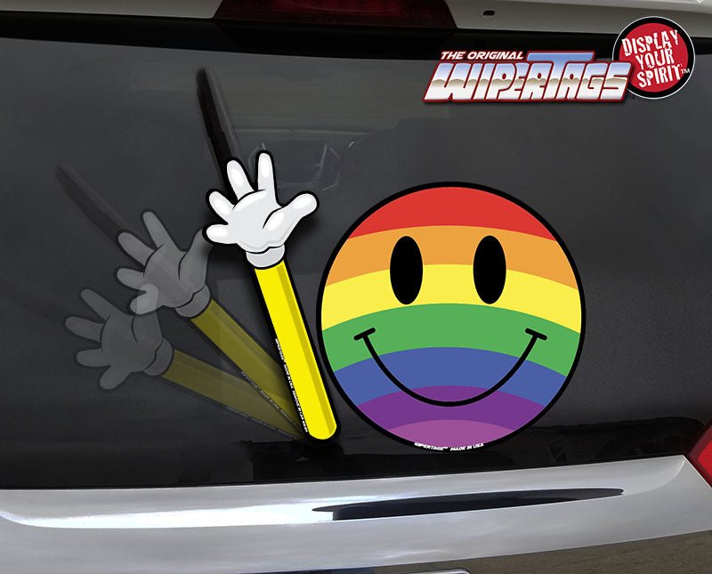 Have a Nice Day Rainbow Smiley WiperTags - Angler's Pro Tackle & Outdoors