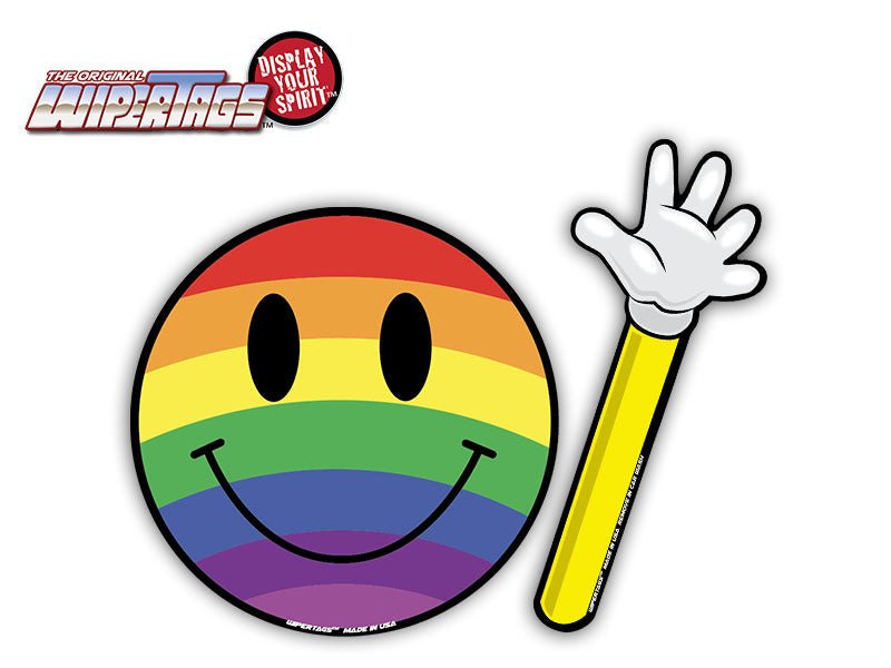 Have a Nice Day Rainbow Smiley WiperTags - Angler's Pro Tackle & Outdoors