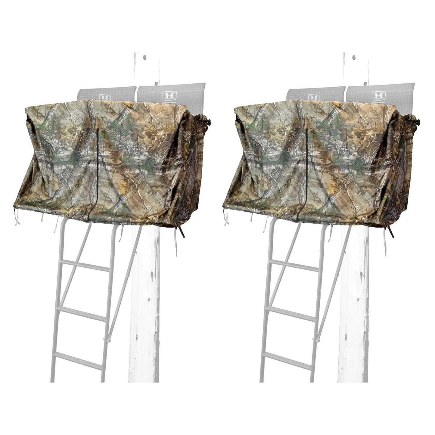 Hawk 2 Man Ladder Tree Stand Blind for Denali and Sasquatch Ladders (2 Pack) - Angler's Pro Tackle & Outdoors