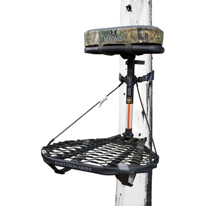 Hawk COMBAT Durable Steel Hang - On Hunting Tree Stand & Full - Body Safety Harness - Angler's Pro Tackle & Outdoors