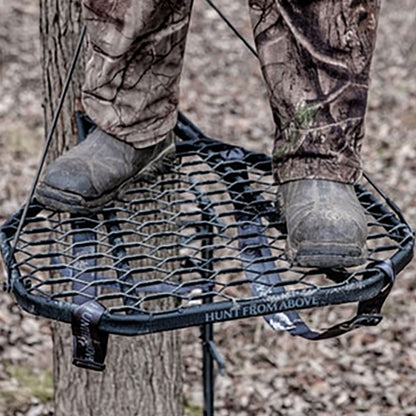 Hawk COMBAT Hunting Tree Stand, Set of 3 Climbing Sticks & Muddy Ambush Harness - Angler's Pro Tackle & Outdoors