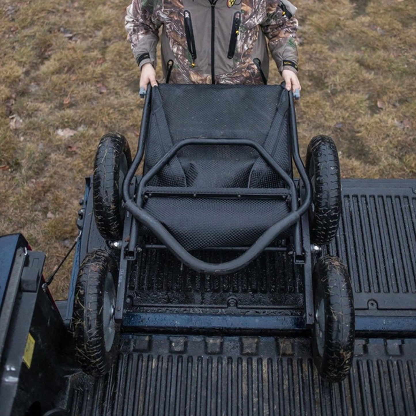 Hawk Crawler 500 Lb. Capacity Foldable Multi Use Deer Game Cart, Flat Dark Earth - Angler's Pro Tackle & Outdoors