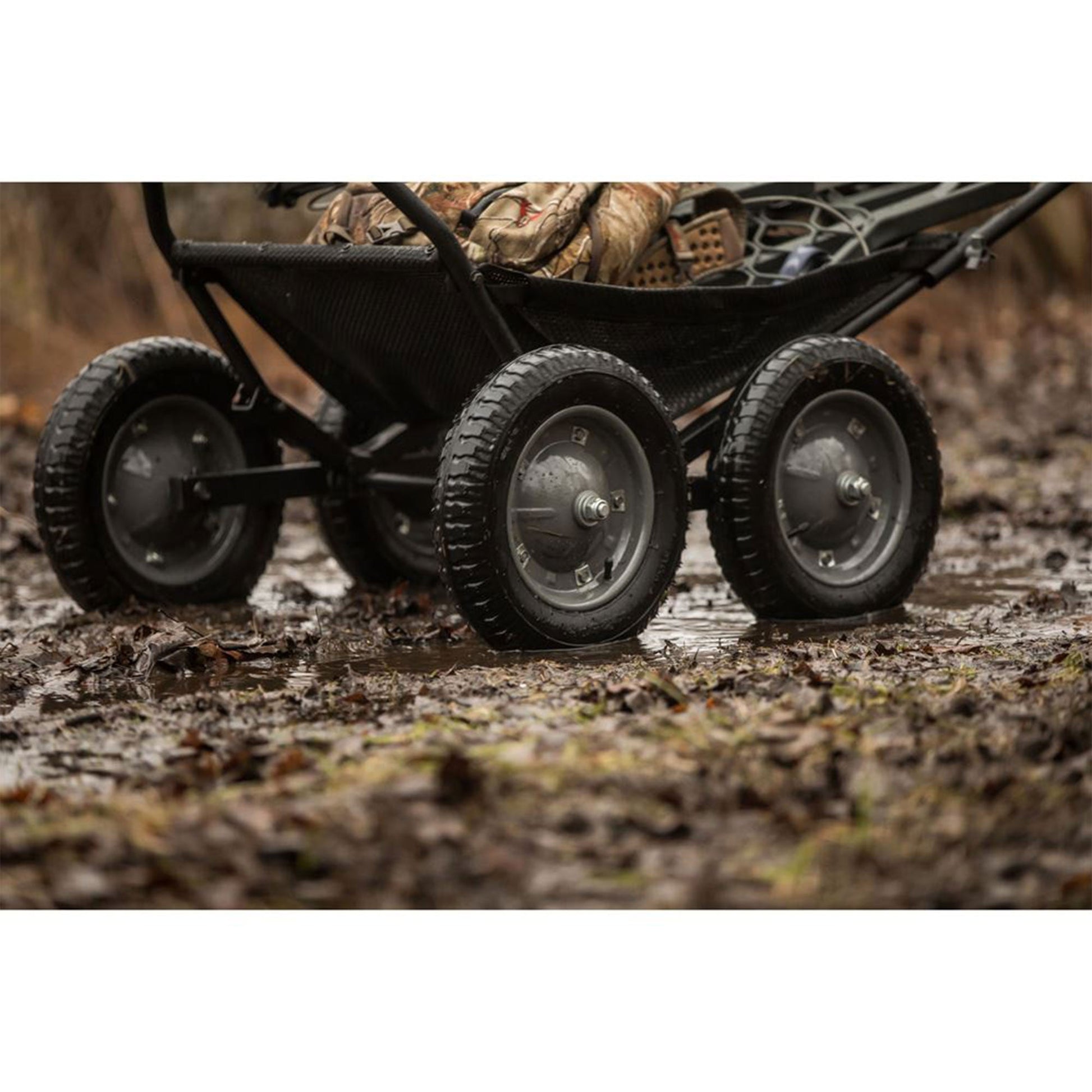 Hawk Crawler 500lb Capacity Foldable Multi Use Deer Game Recovery Cart, Black - Angler's Pro Tackle & Outdoors