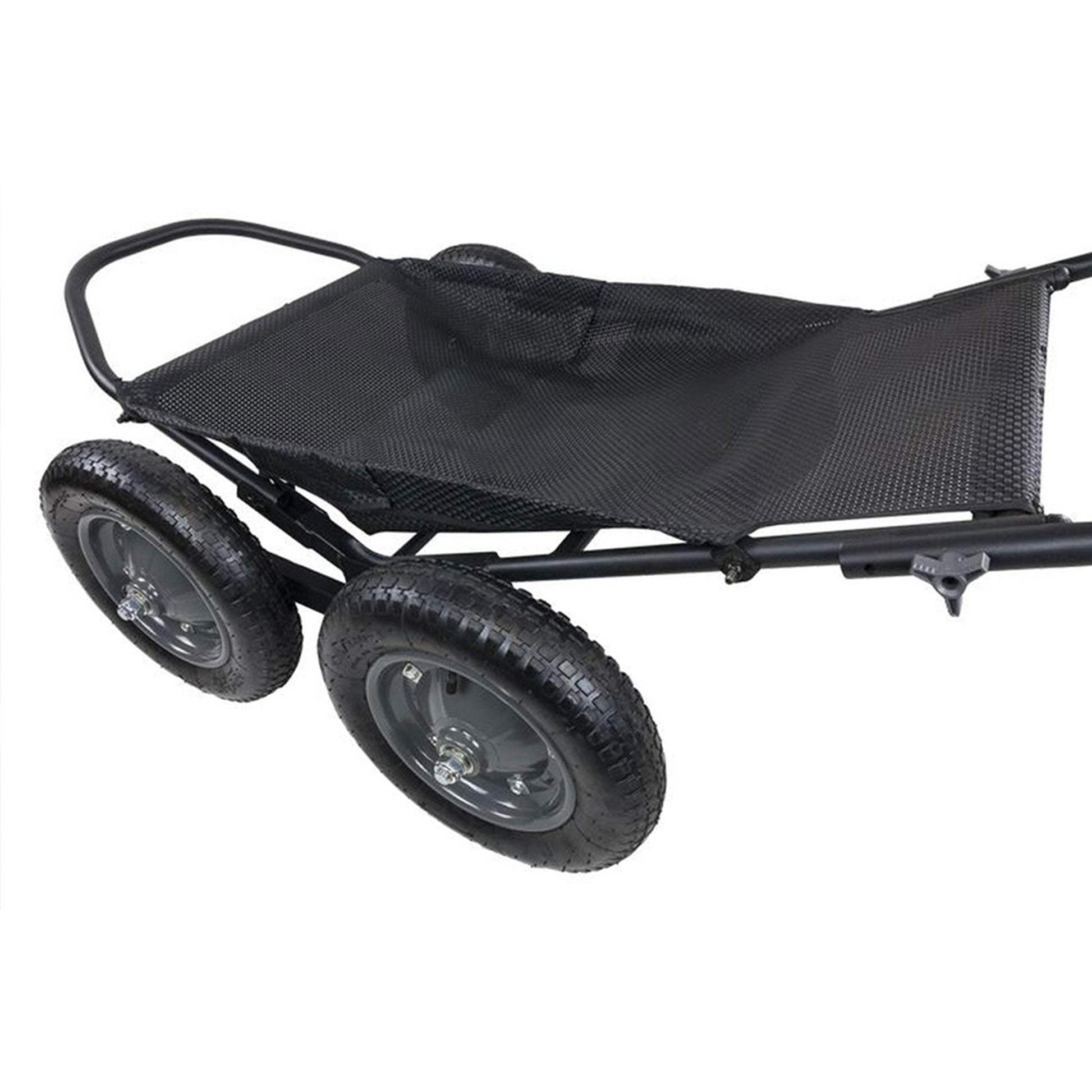 Hawk Crawler 500lb Capacity Foldable Multi Use Deer Game Recovery Cart, Black - Angler's Pro Tackle & Outdoors